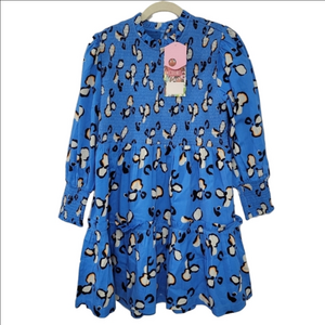 Briton Court Carolina Smocked Mini Dress, Sz M NWT